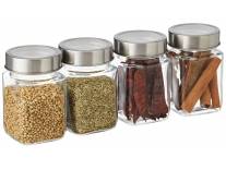 Solimo Glass Jars Set of 4 310ml BPA