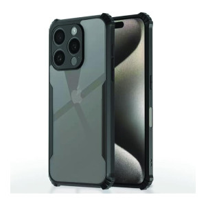 Solimo Shockproof Clear Back Cover for iPhone 16 Pro Max