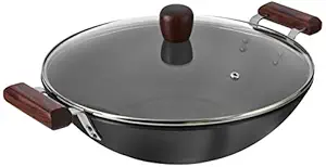 Solimo Hard Anodized Aluminium Kadhai 30cm
