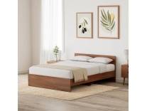 Solimo Medusa Queen Bed (Walnut) Rs. 8099