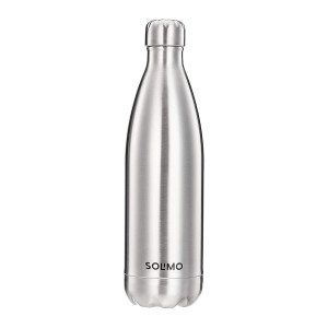 Amazon Brand – Solimo Stainless Steel Insulated 24 Hours Hot or Cold Bottle Flask, 1000 ml