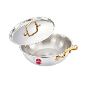 Solimo Triply Stainless Steel Kadhai at Rs1250 | Amazon Deal