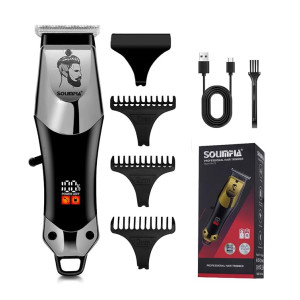 SOLIMPIA HT-679 Digital Display 0mm Cordless Hair Clippers & Grooming Set