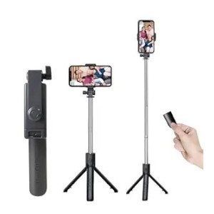 SOOPII 3-in-1 Selfie Stick with Bluetooth Remote & Foldable Tripod