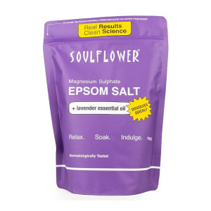 Soulflower Lavender Epsom Salt 1 kg at Rs273 | Amazon Deal