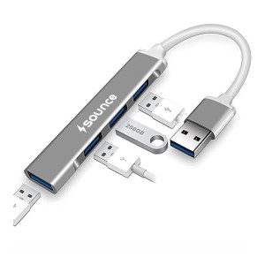 Sounce 4-Port USB 3.0 High-Speed Aluminum Hub