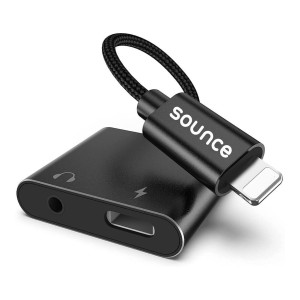 sounce iPhone Charger and Headphones Adapter Splitter (MFi)
