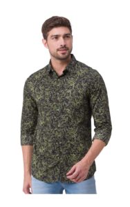 Spykar Men’s Cotton Printed Shirt Size L