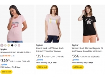 Spykar Women’s Clothing Deal Up to 84% Off Starting