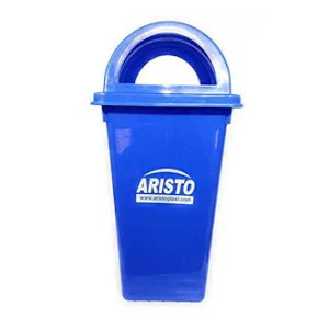 Square Dome Lid Garbage Waste Dustbin Trash Bucket 110 Liters