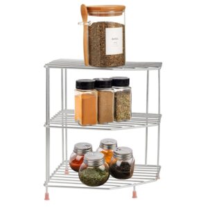 Deal Stainless Steel Kitchen Organizer Rack Corner Shelf Rs. 379