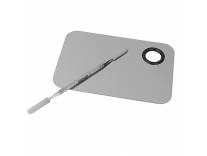 Stainless Steel Makeup Palette with Spatula – Deal