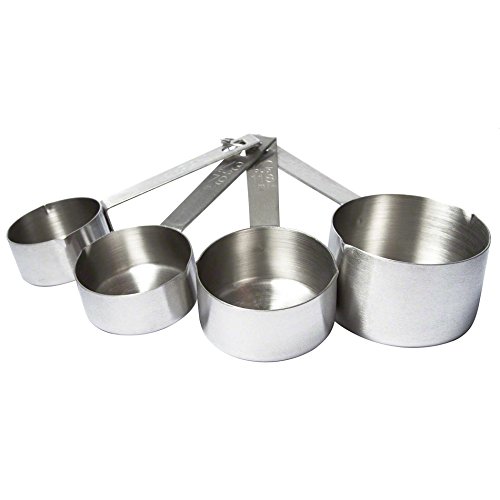Deal Dynore Stainless Steel Measuring Cups Set of 4 Rs. 126