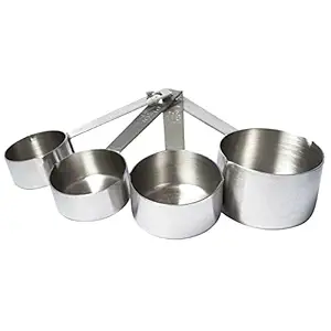 Deal Dynore Stainless Steel Measuring Cups Set of 4 Rs. 126