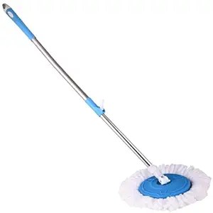 Deal Stainless Steel Microfiber Floor Mop 360° Swivel Rs. 399 Amazon