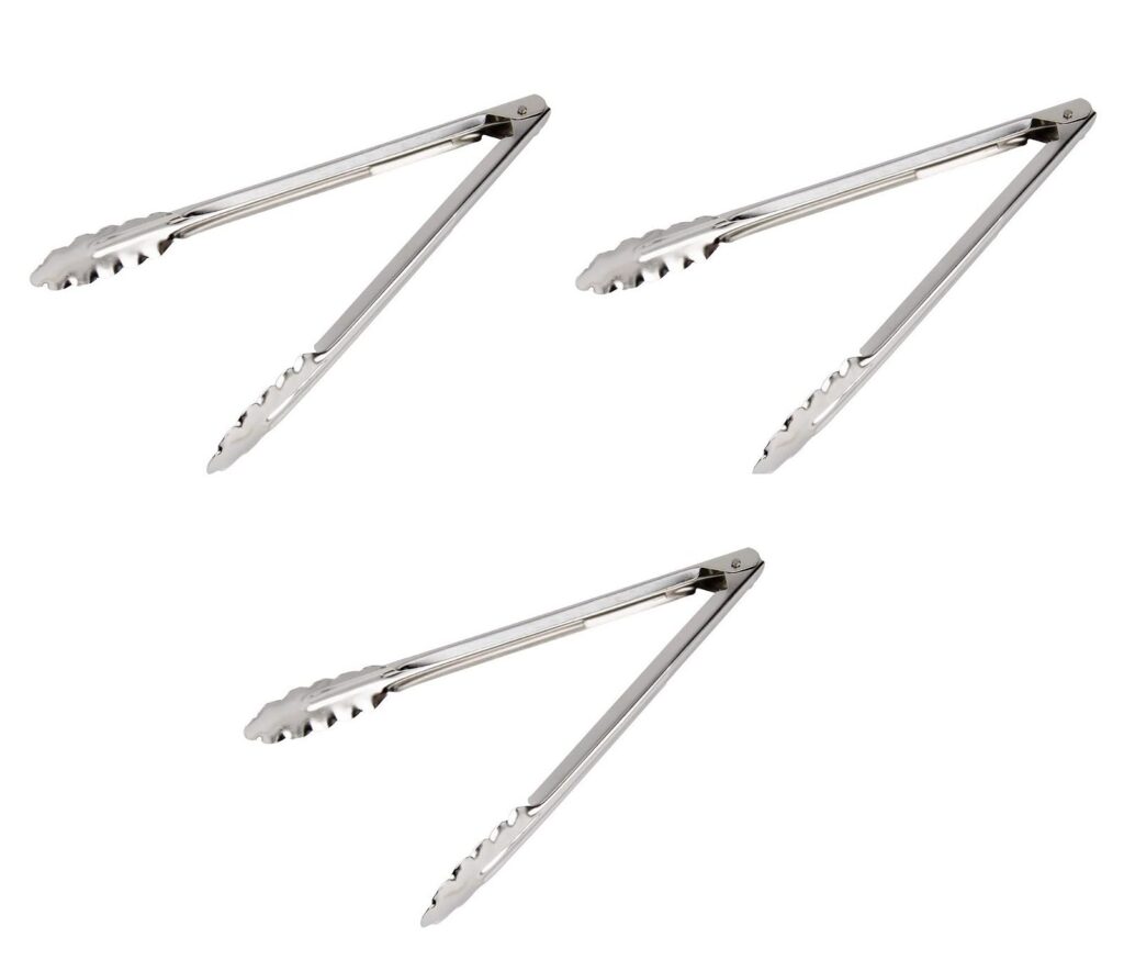 Deal Dynore Stainless Steel Utility Tong Set of 3 Rs. 183 Amazon