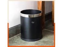 Deal Stainless Steel Waste Bin 8L Black Rs. 783