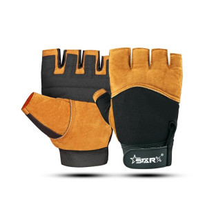 STAR X Punch Gym Gloves Brown for Men and Women Deal