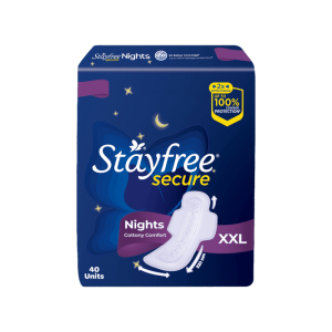 Stayfree Secure Nights Sanitary Pads (80 count)