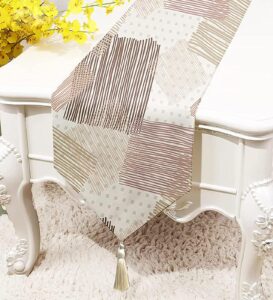 STITCHNEST Table Runner with Tassel 13×60 Inches for Rs. 149