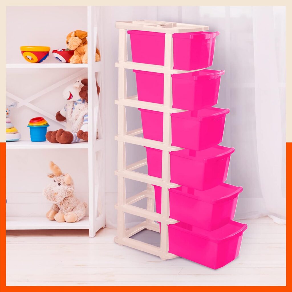 Deal Bathla STOMO 6XL Drawers Pink Rs. 1408
