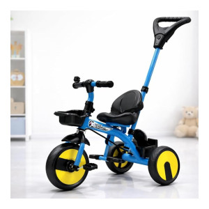 Storio Kids Tricycle with Parental Handle & Safety Belt