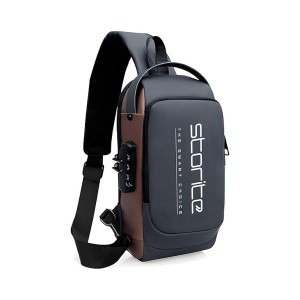 Storite Sling Crossbody Anti-Theft Bag with USB Charging