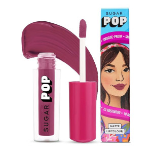 SUGAR POP Matte Lipcolour | Vitamin E | Super-Pigmented | Smudge-proof