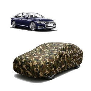 Sulfar 100% Waterproof Car Body Cover for Audi A6 with Mirror Pockets