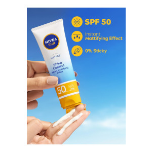 Sunscreen SPF 50 Shine Control, UVA UVB