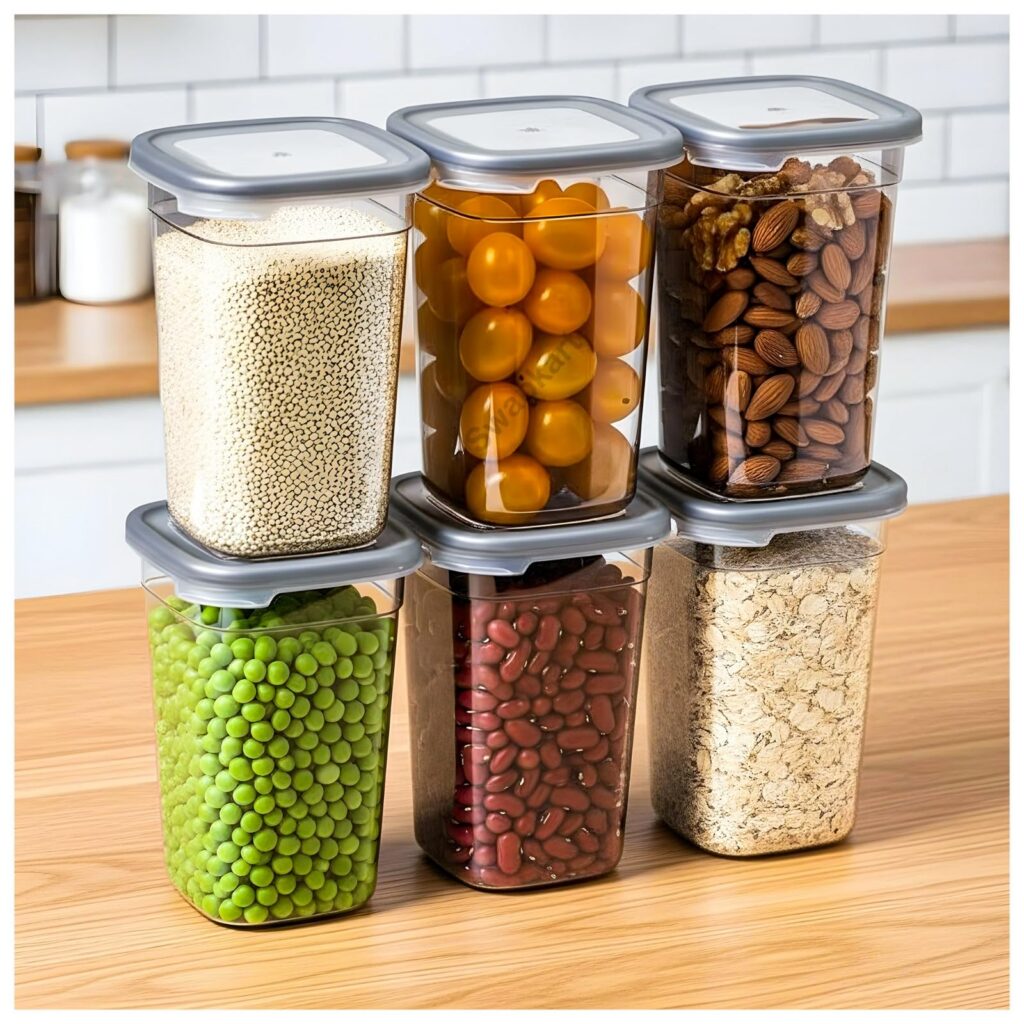 Deal Set of 6 SWAPKART Fridge Storage Containers Rs.399