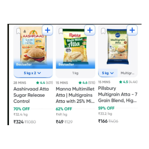 Swiggy Instamart Wheat Atta 70 Off