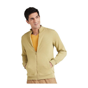 Symbol Men Cotton Blend High Neck Fleece Sweatshirt