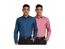 Symbol Men’s Cotton Formal Shirt Combo Pack of 2 for Rs. 299