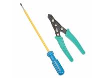 Deal Taparia 2 PC Hexagonal Screwdrivers & Wire Stripper Set (6”)