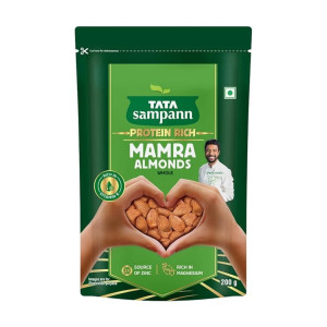 Tata Sampann Mamra Almonds (Whole) / Badam (Whole), 200g