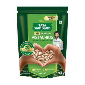 Tata Sampann Pistachios Roasted & Salted, 500g