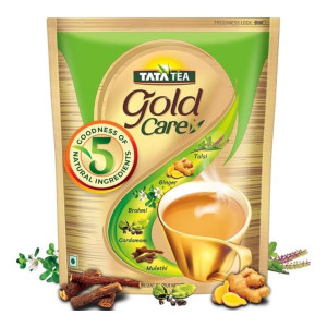 Tata Tea Gold Care 1kg with Elaichi, Ginger, Tulsi, Brahmi & Mulethi