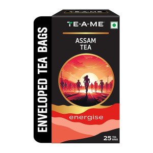 TE-A-ME Energise Assam Tea – 25 Tea Bags