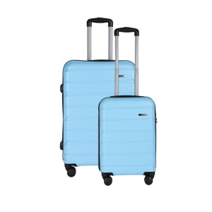 Teakwood Small-Medium Cabin Size 8 Wheels Trolley Bag
