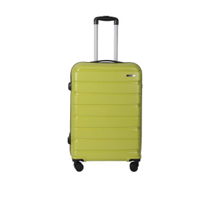 Teakwood Cabin Size 8 Wheels Hard Trolley Bag with TSA Lock
