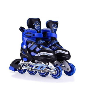 TEKCOOL Adjustable Inline Skates for Kids (Age 6-15) with LED Flash Light Wheels