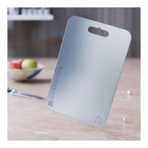 The Earth Store Stainless Steel 35 X 25 CM Multipurpose Chopping Board