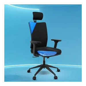 The Sleep Company Onyx Orthopedic Office Chair with Patented SmartGRID Seat & Adjustable Lumbar Support