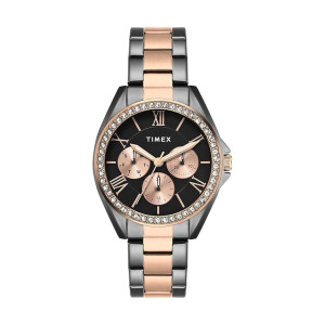 TIMEX Analog Watch with Round Dial & Water Resistant