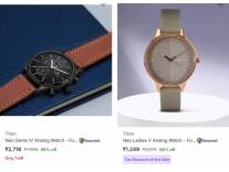 Titan Wrist Watches Deal upto 66% off from Rs.1232 @ Flipkart
