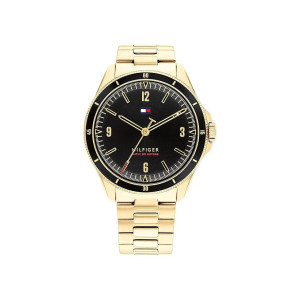 Tommy Hilfiger Black Dial Round Shaped Casual Men Analog Watch