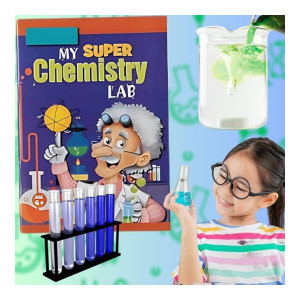 ToyMagic My Super Chemistry Lab STEM Science Kit for Kids Ages 8-14
