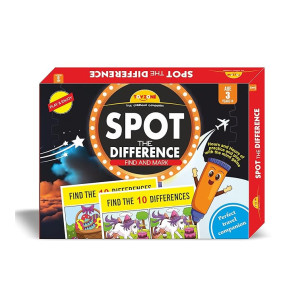 Toyzone Spot The Differences Educational Game for Kids Ages 3+