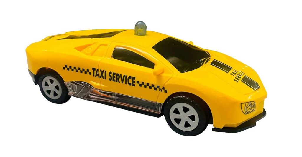 Toyzone Taxi Bump and Go Toy